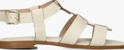 witte stefano lauran platte sandalen 24200