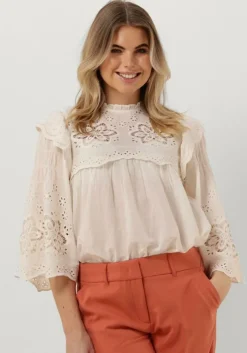 witte summum blouses blouse cotton voile embroidery