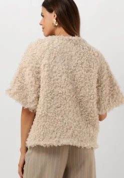 witte summum gilet jacket faux fur