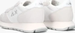 witte sun68 lage sneakers ally glitter