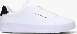 witte tommy hilfiger lage sneakers court essential