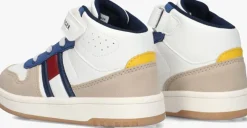 witte tommy hilfiger lage sneakers 34070