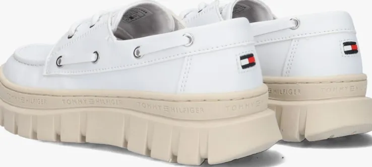 witte tommy hilfiger lage sneakers 32896