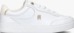 witte tommy hilfiger lage sneakers essential chic court