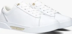 witte tommy hilfiger lage sneakers chic court sneaker