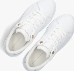 witte tommy hilfiger lage sneakers chic court sneaker