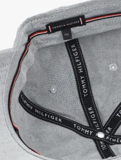 witte tommy hilfiger pet th flag oxford 6 panel cap