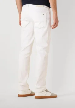 witte tommy hilfiger straight leg jeans straight denton pstr white