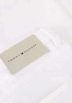 witte tommy hilfiger straight leg jeans straight denton pstr white