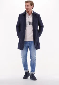 witte tommy hilfiger trui hilfiger arch casual mockneck