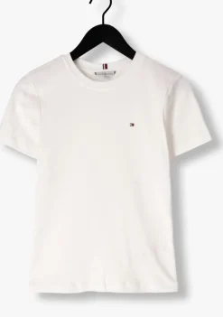witte tommy hilfiger t-shirt slim cody c-nk ss