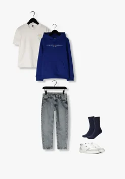 witte tommy hilfiger t-shirt fun graphic tee ss