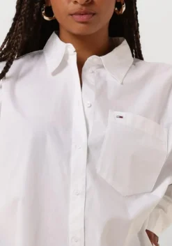 witte tommy jeans blouses tjw rlx essential sh