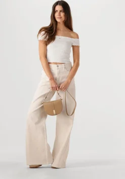 witte tommy jeans top tjw crp smock top