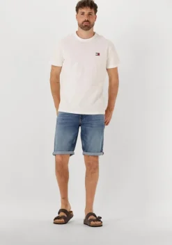 witte tommy jeans t-shirt tjm reg badge tee ext