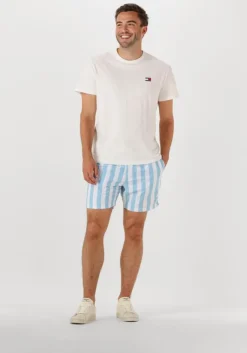 witte tommy jeans t-shirt tjm reg badge tee ext