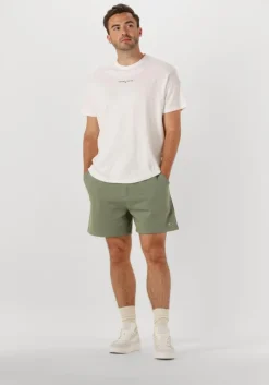 witte tommy jeans t-shirt tjm rlx linear logo tee