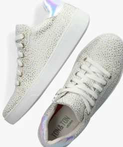 witte ton & ton lage sneakers birgitta