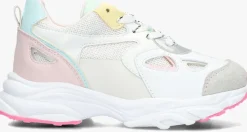 witte ton & ton lage sneakers wera