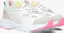 witte ton & ton lage sneakers wera