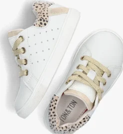 witte ton & ton lage sneakers tara