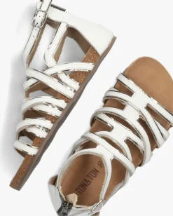 witte ton & ton sandalen valentina