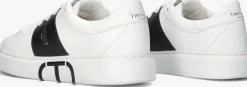 witte twinset milano lage sneakers 241tcp010