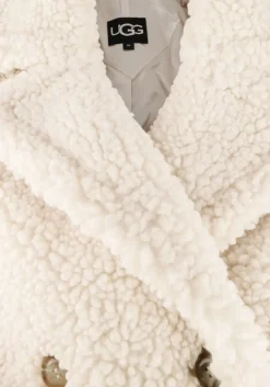 witte ugg teddy jas gertrude long teddy coat