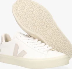 witte veja lage sneakers campo