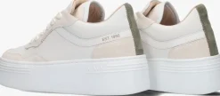 witte via vai lage sneakers isa cecile