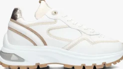 witte via vai lage sneakers liz dulce