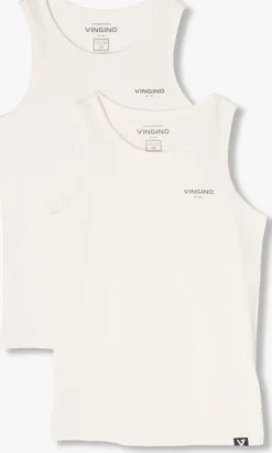 witte vingino singlets boys tank 2 pack