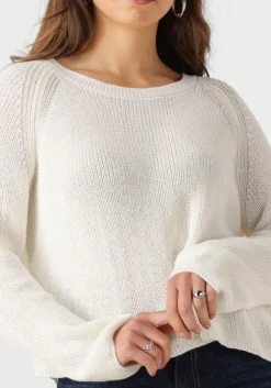 witte withblack trui wblindiana ls o-neck pullover