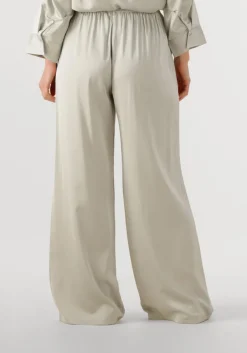 witte withblack wijde broek wblpaddie sateen pants