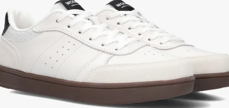 witte woden lage sneakers bjork mix