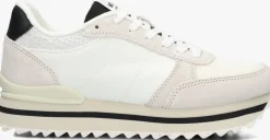 witte woden lage sneakers ronja plateau