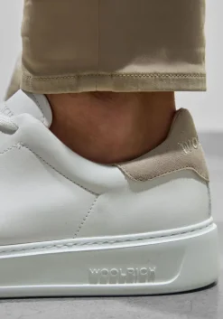 witte woolrich lage sneakers classic court man