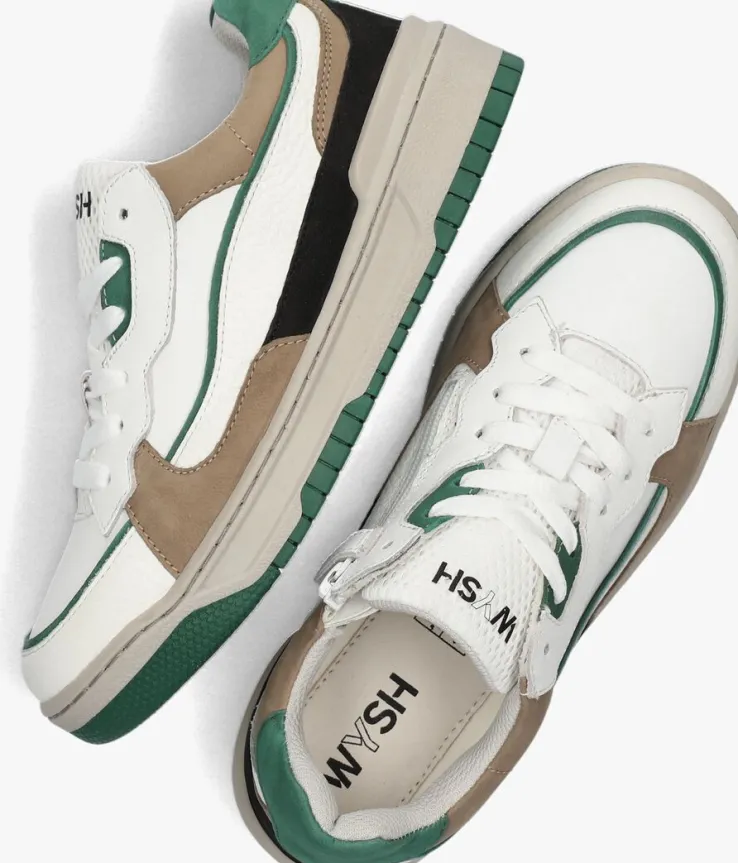 witte wysh lage sneakers aubrey