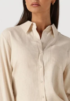 witte y.a.s. blouses yasflaxy ls linen shirt noos