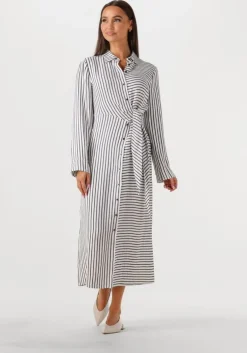 witte y.a.s. maxi jurk yasicy long shirt dress
