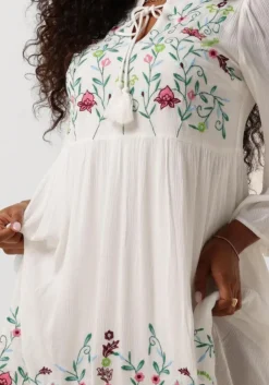 witte y.a.s. mini jurk yaschella 3/4 tunic dress s. fest