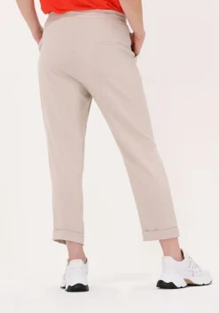 zand access pantalon sweat pants with tun-up hems