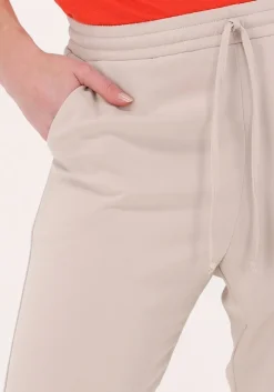 zand access pantalon sweat pants with tun-up hems