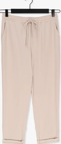 zand access pantalon sweat pants with tun-up hems