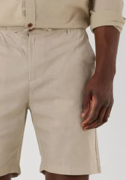 zand anerkjendt korte broek aklt james cot/linen ela shorts