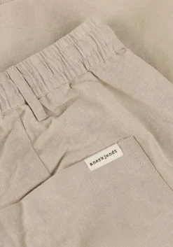 zand anerkjendt korte broek aklt james cot/linen ela shorts