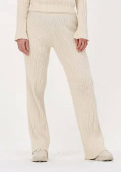 zand another label flared broek aurelie knitted pants