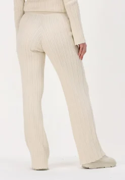 zand another label flared broek aurelie knitted pants