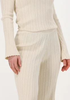 zand another label flared broek aurelie knitted pants
