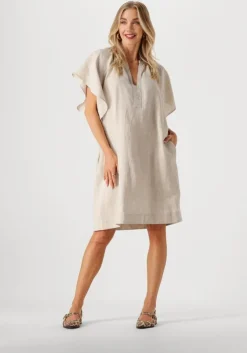 zand by-bar mini jurk vina linnen dress